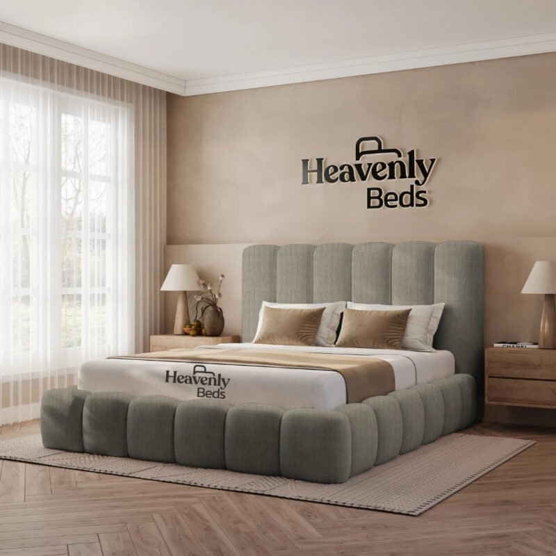 The Wyoming Grand Wingback Luxury Bed Frame