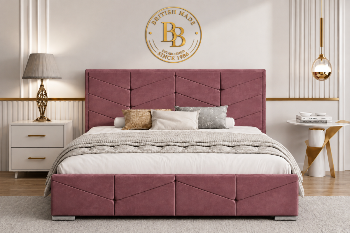 San Diego Upholstered Ottoman Bed