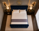 Sofia Sleigh Upholstered Bed - Image 2