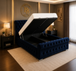 Sofia Sleigh Upholstered Bed - Image 4