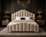 Elegant Step Upholstered Bed