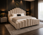 Elegant Step Upholstered Bed - Image 2