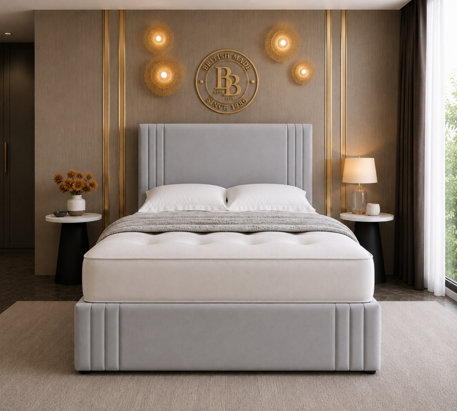 Danica Modern Divan Bed With Footboard