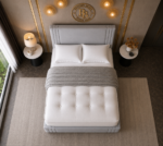 Danica Modern Divan Bed With Footboard Panel - Image 4