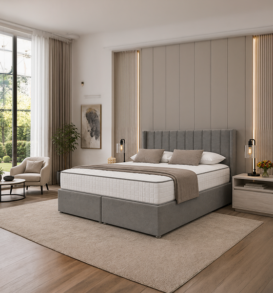 Athens Upholstered Ottoman Bed