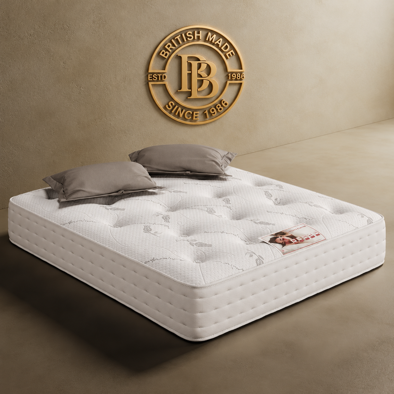 British Made Luxury Mattress Studio Altitude Full Memory Foam Mattress - Image 1